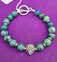 Handmade Chrysocolla Crystal Bracelet