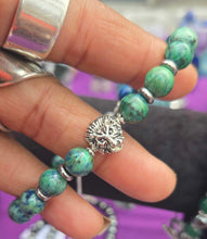Handmade Chrysocolla Crystal Bracelet