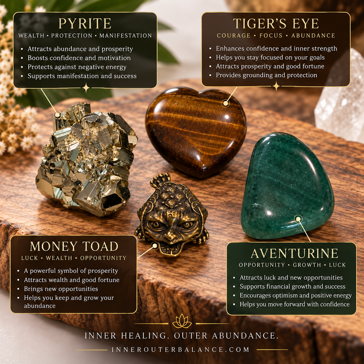 Limited Edition Money & Wealth Attraction Crystal Set