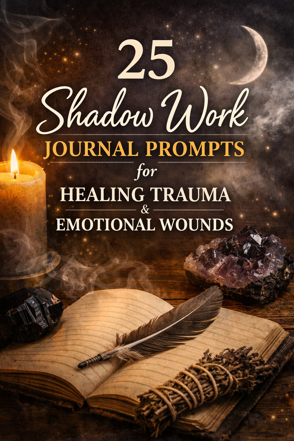 25 Shadow Work Journal Prompts for Healing Trauma and Emotional Wounds