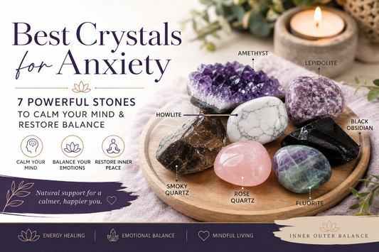 🌿 Best Crystals for Anxiety: 7 Powerful Stones to Calm Your Mind & Restore Balance