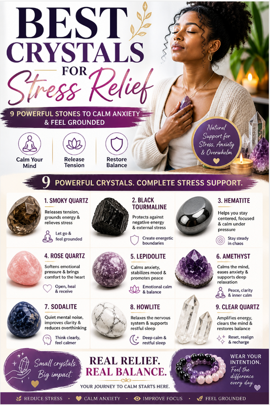 9 Best Crystals for Stress Relief and Anxiety (Feel Calm & Grounded Fast)