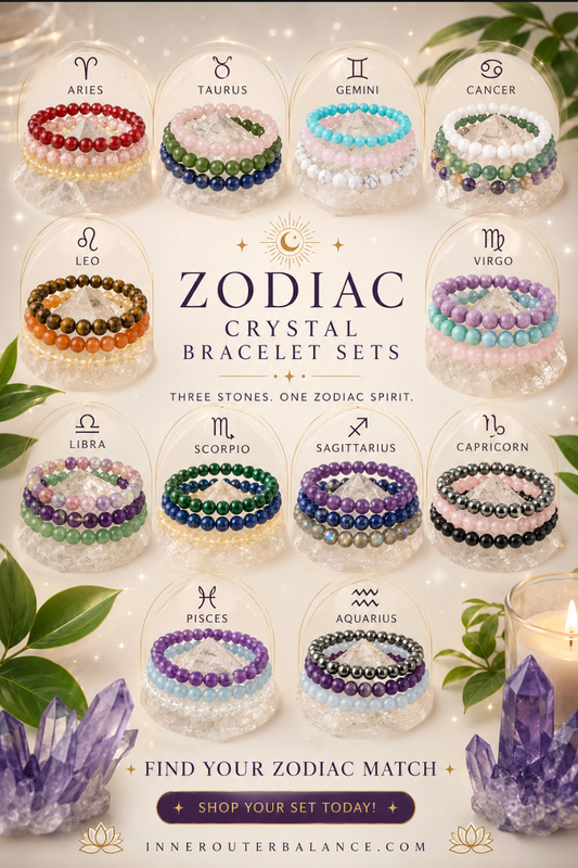 Best Zodiac Crystal Bracelets for Every Zodiac Sign | Inner Outer Balance