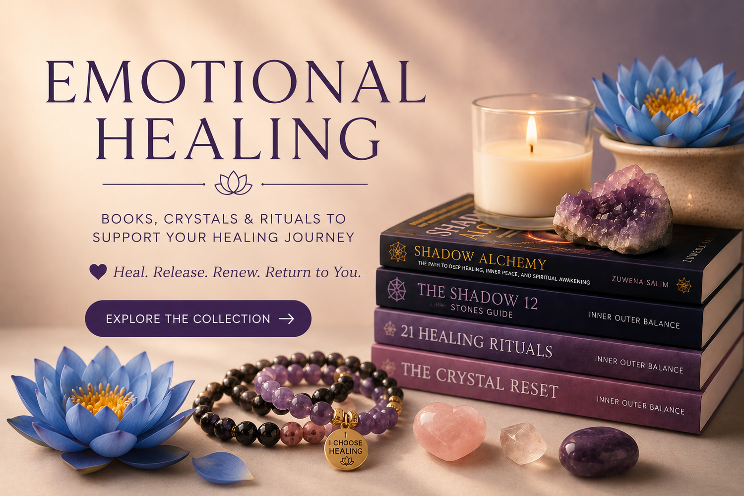 Emotional Healing. Heal Emotional Wounds And Reconnect With Yourself