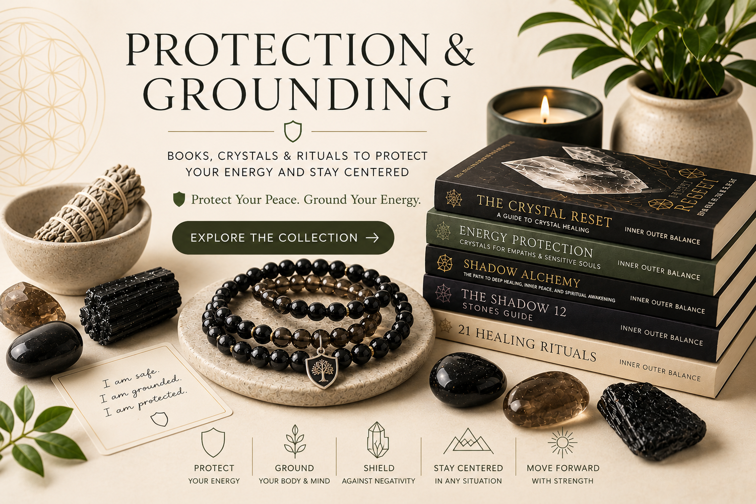 Protection & Grounding Find Your Foundation. Protect Your Peace.