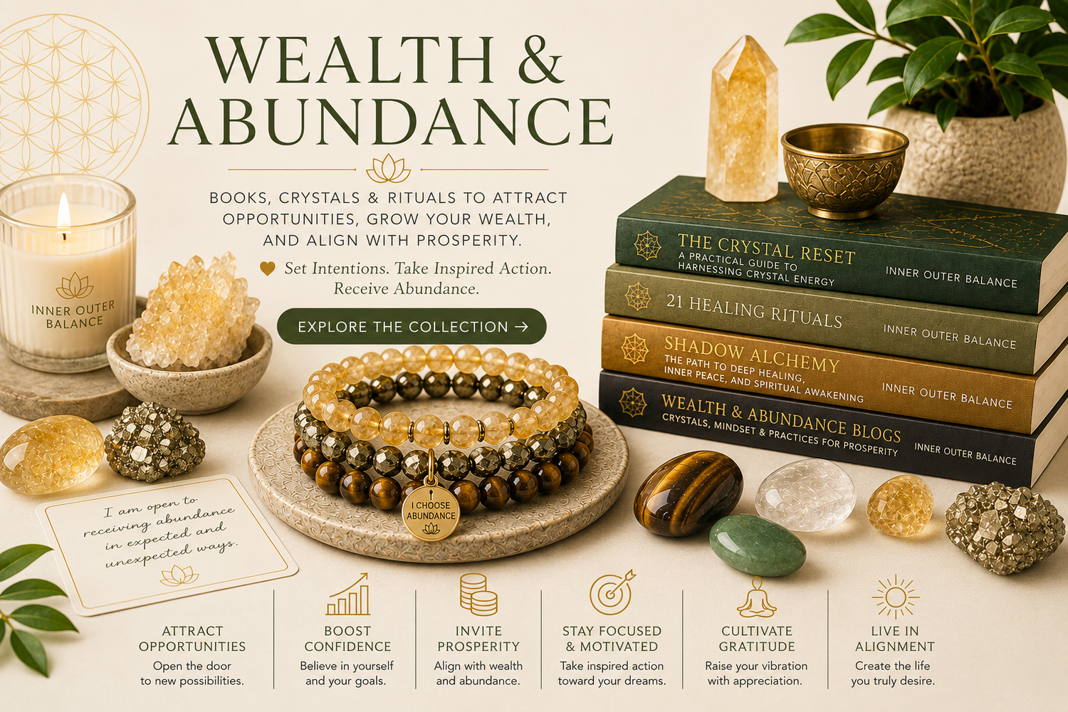 Wealth & Abundance. Open Yourself To New Opportunities.