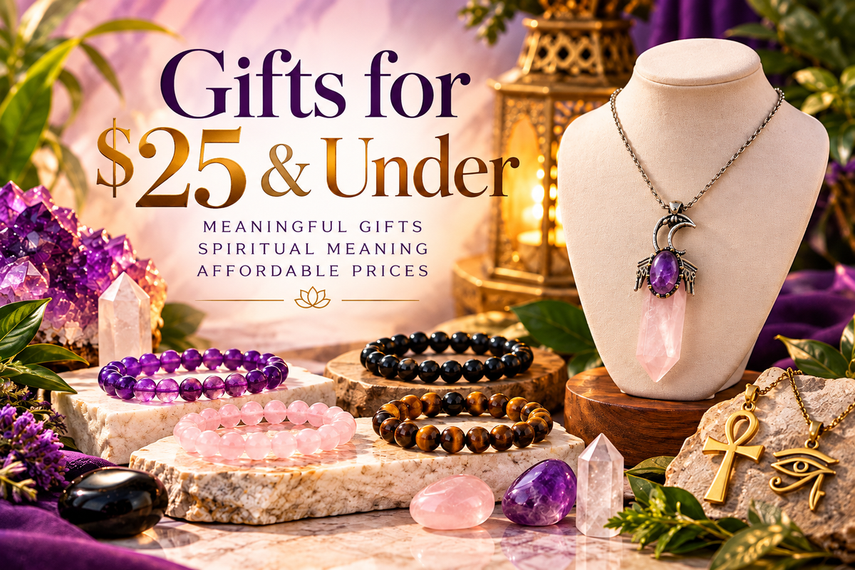 Spiritual Gifts Under $25 | Crystal Jewelry & More