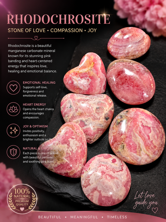 Rhodochrosite Tumbled Crystal