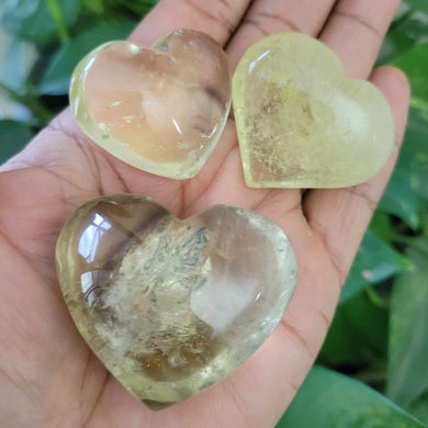 Citrine Puffy Heart