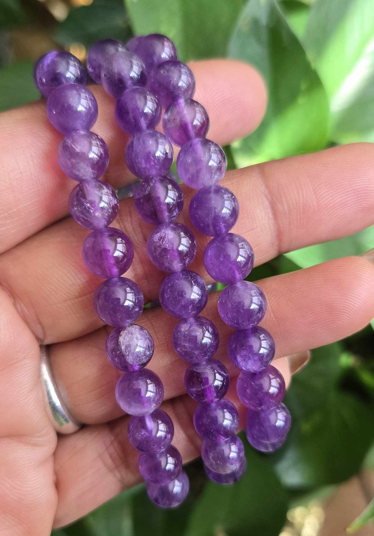 Amethyst Bracelet | Calm, Clarity & Spiritual Protection Crystal Bracelet