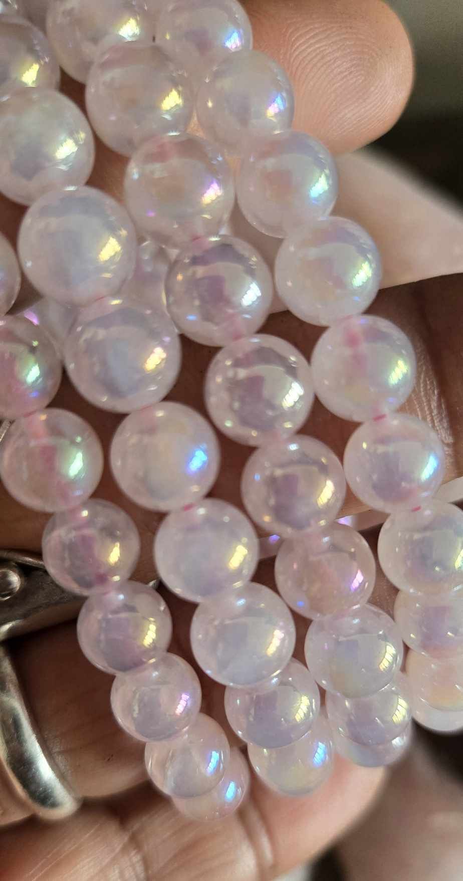Angel Aura Rose Quartz Bracelet – Love, Harmony & Divine Energy