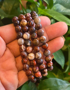 Mexican Lace Agate Bracelet – Joy, Stability &amp; Protection