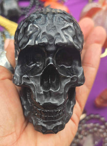 Obsidian Skull -Guardian of Truth & Transformation