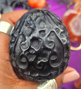Obsidian Skull -Guardian of Truth & Transformation