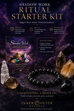 Shadow Work Starter Ritual Kit | Crystal Bracelet + Shadow Work Digital Guide