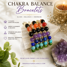 Chakra Balance Bracelet | 7 Chakra Crystal Bracelet for Energy Healing, Protection & Balance
