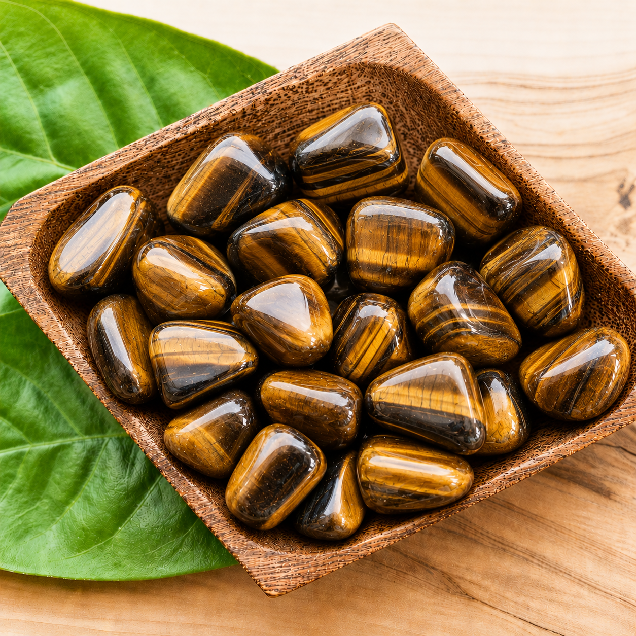 Tiger's Eye Tumbled Stone
