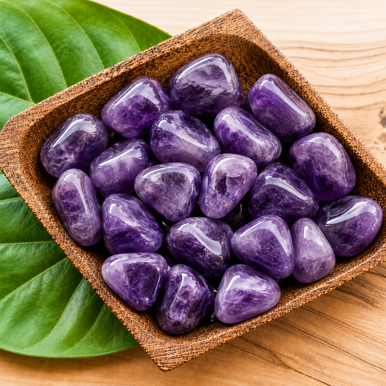 Amethyst Tumbled Stone