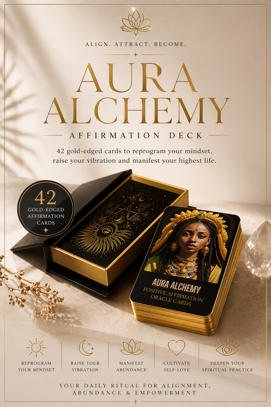 Wholesale (12 Decks) Aura Alchemy Positive Affirmation Cards |Oracle Cards for Daily Guidance