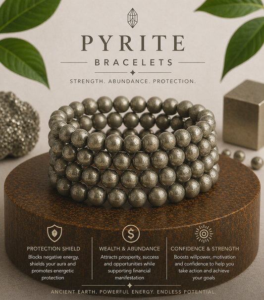Pyrite Bracelet – Harness the Power of Protection and Abundance