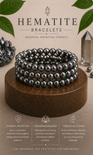 Hematite Bracelet – Grounding Energy, Protection & Stability