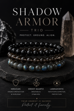 Shadow Work Healing Bracelet Bundle | Emotional Healing, Transformation & Inner Growth Crystal Trio