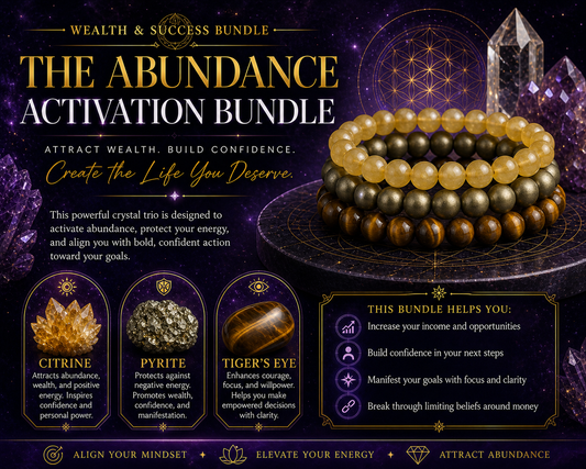 Abundance Activation Bracelet Bundle | Attract Wealth, Confidence &amp; Success