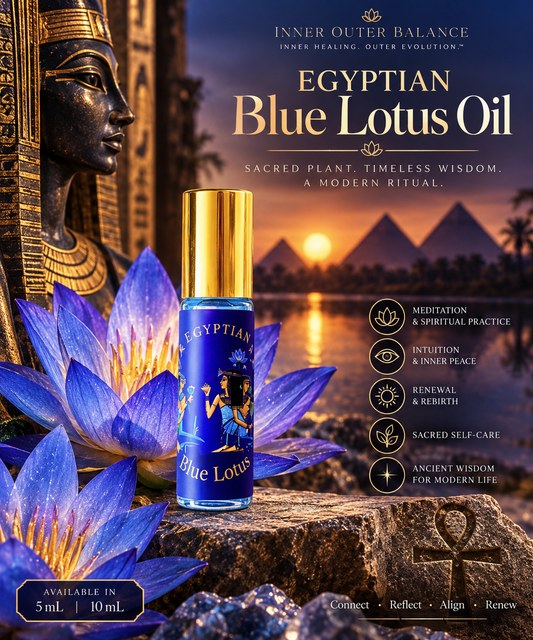 Pure Egyptian Blue Lotus Oil 5ml | Inner Outer Balance