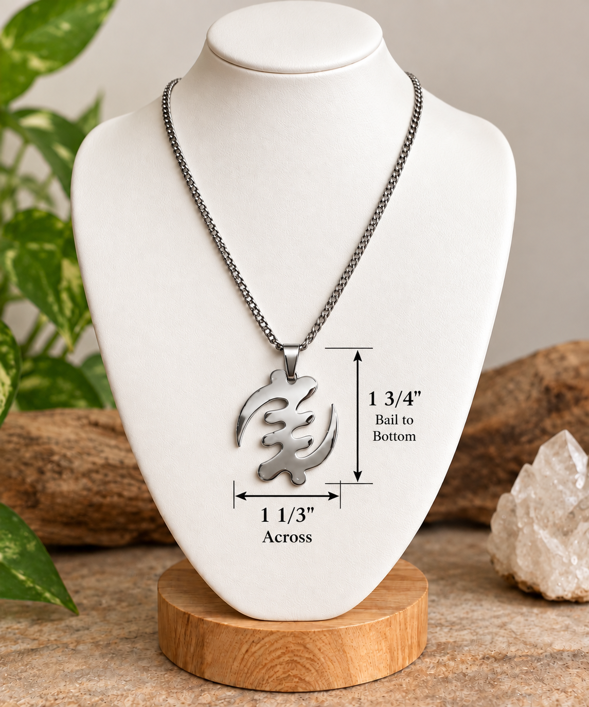 Stainless Steel Gye Name Necklace | 20" Chain