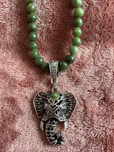 Handmade Jade Elephant Protection Necklace