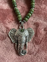 Jade Necklace with Large Elephant Head Pendant – Prosperity, Wisdom &amp; Protection