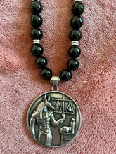 Obsidian Anpu Pendant