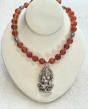 Carnelain Ganesh Necklace – Handmade Sacred Jewelry