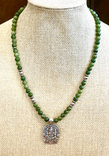 Jade Necklace with Ganesh Pendant – Handmade Sacred Jewelry