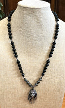 Habibi Lion Necklace – Obsidian Faceted Hematite Power Talisman