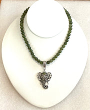 Handmade Jade Elephant Protection Necklace