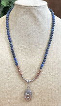 Handmade Lapis Lazuli Necklace with Buddha Pendant | Spiritual Jewelry for Wisdom, Truth & Inner Peace