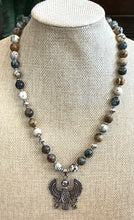 Dendrite Sunset  Black Opal Falcon Heru — Strength, Protection & Grounded Power