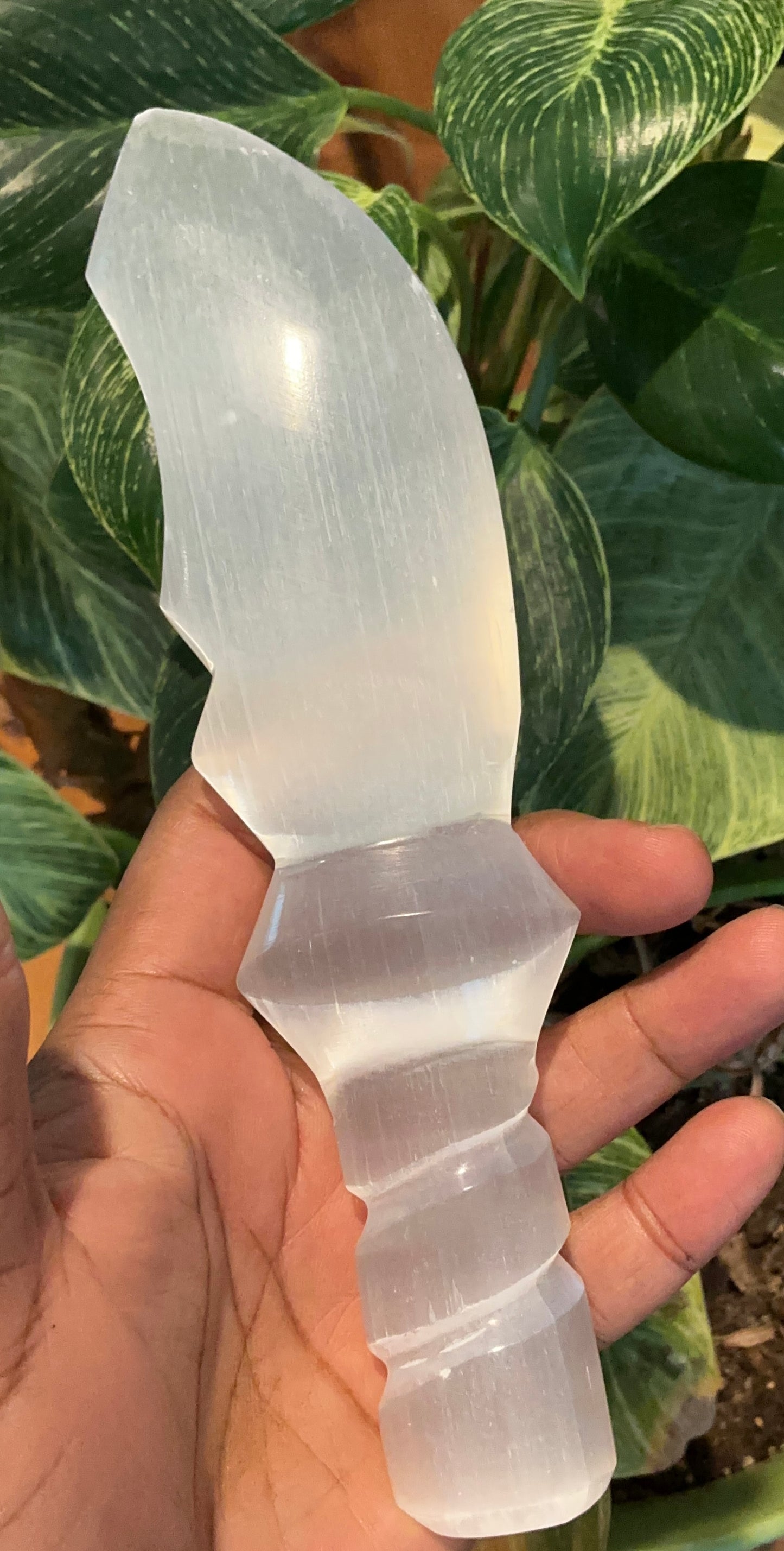 Selenite Knife – Energy Clearing &amp; Spiritual Protection