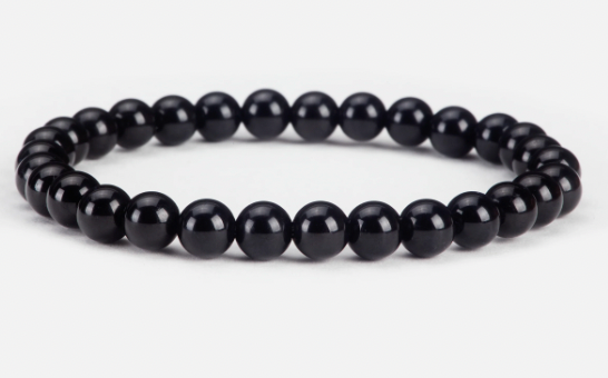 Black Tourmaline Stretch Bracelet