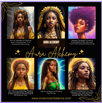 Aura Alchemy Positive Affirmation Cards |Oracle Cards for Daily Guidance