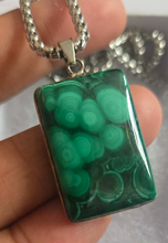 Malachite Pendant Necklace