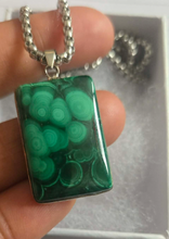 Malachite Pendant Necklace
