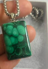 Malachite Pendant Necklace
