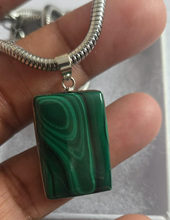 Malachite Pendant Necklace