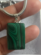 Malachite Pendant Necklace