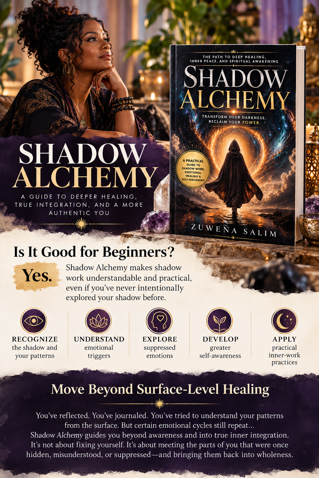 Shadow Alchemy Shadow Work Book description.