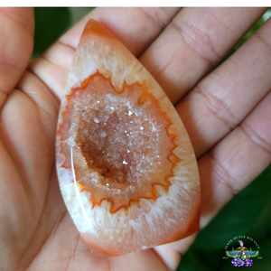 Carnelian Druzy Freeform Point B