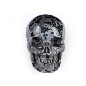 3.5" Indigo Gabbro Crystal Skull – The Stone of Transformation and Inner Wisdom