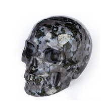 3.5" Indigo Gabbro Crystal Skull – The Stone of Transformation and Inner Wisdom